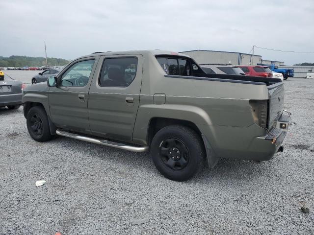 2HJYK16557H548910 - 2007 HONDA RIDGELINE RTL GREEN photo 2