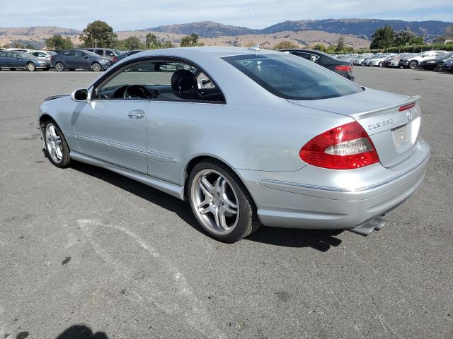 WDBTJ72H09F265192 - 2009 MERCEDES-BENZ CLK 550 SILVER photo 2