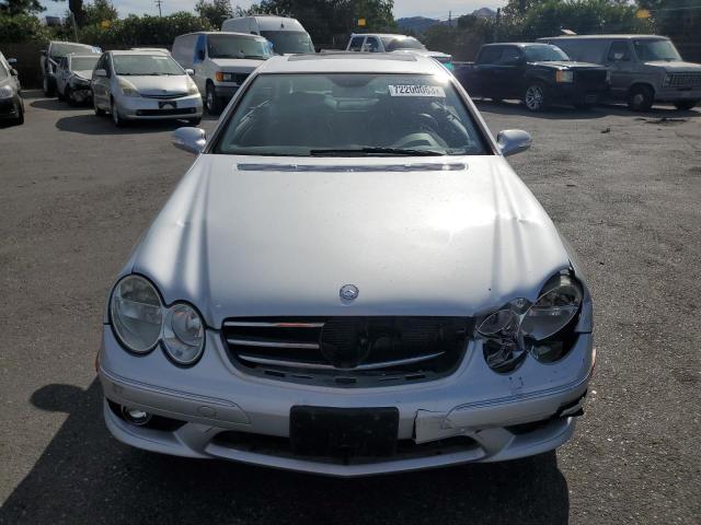 WDBTJ72H09F265192 - 2009 MERCEDES-BENZ CLK 550 SILVER photo 5