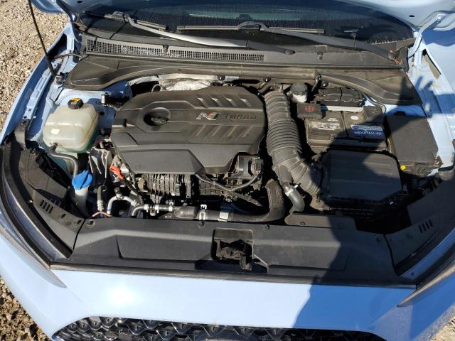 KMHT36AH9KU001652 - 2019 HYUNDAI VELOSTER N BLUE photo 11