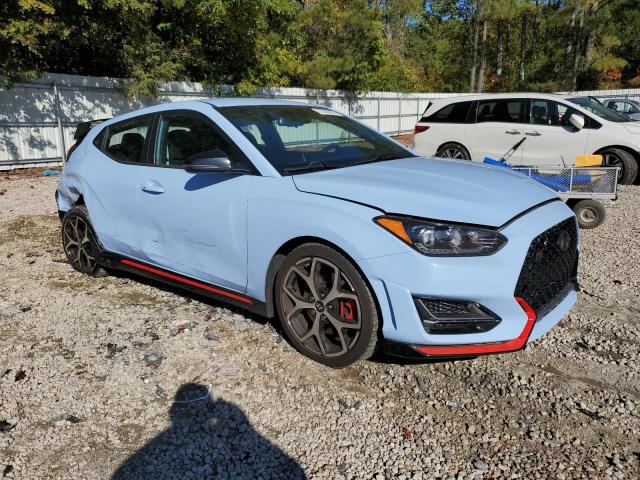 KMHT36AH9KU001652 - 2019 HYUNDAI VELOSTER N BLUE photo 4