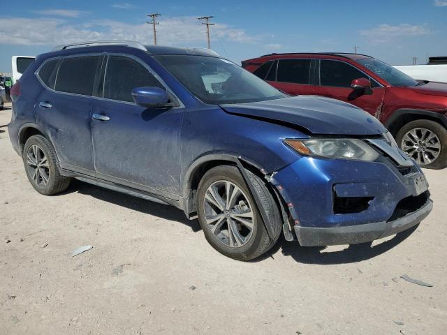 KNMAT2MT8JP609941 - 2018 NISSAN ROGUE S BLUE photo 4