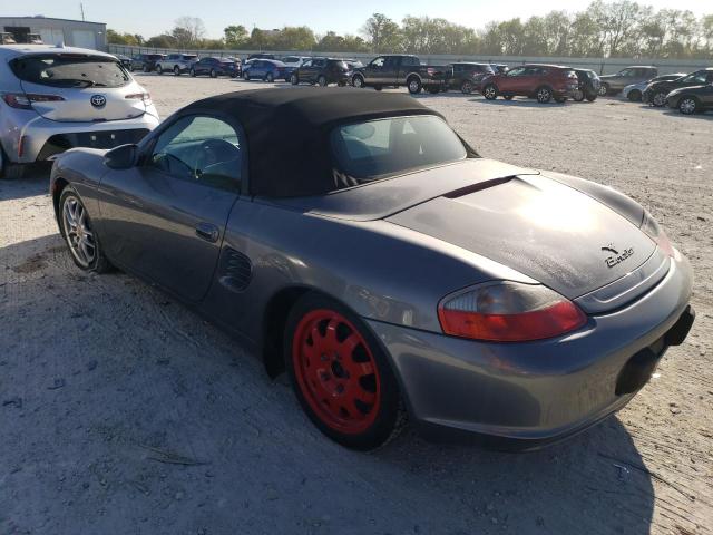 WP0CA29843U621429 - 2003 PORSCHE BOXSTER GRAY photo 2