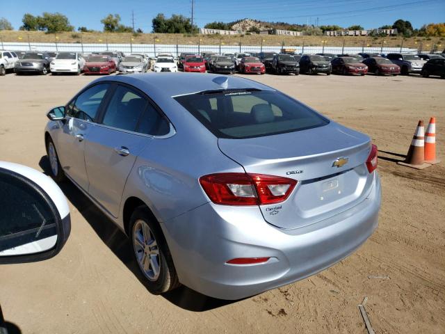 1G1BE5SM7H7159763 - 2017 CHEVROLET CRUZE LT SILVER photo 2