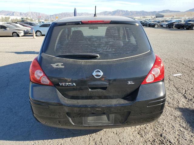 3N1BC13E58L405866 - 2008 NISSAN VERSA S BLACK photo 6