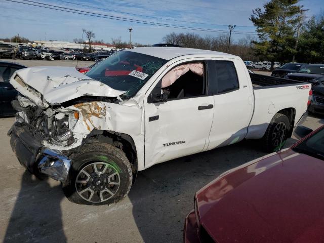 5TFUW5F14GX535895 - 2016 TOYOTA TUNDRA DOUBLE CAB SR/SR5 WHITE photo 1