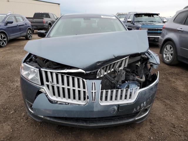 3LNHL2GC6BR775472 - 2011 LINCOLN MKZ BLUE photo 5