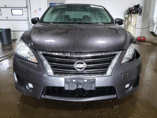 3N1AB7AP6FY262769 - 2015 NISSAN SENTRA S GRAY photo 5