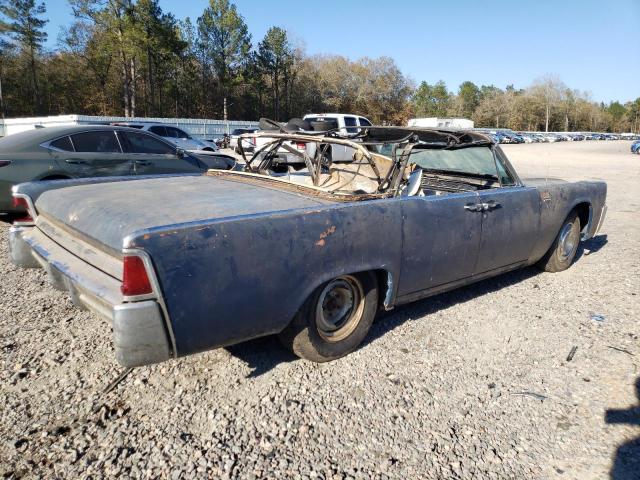 4Y86N428266 - 1964 LINCOLN CONTINENTL BLUE photo 3