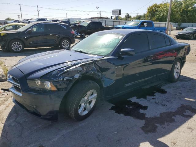 2C3CDXBG1EH191634 - 2014 DODGE CHARGER SE BLUE photo 1