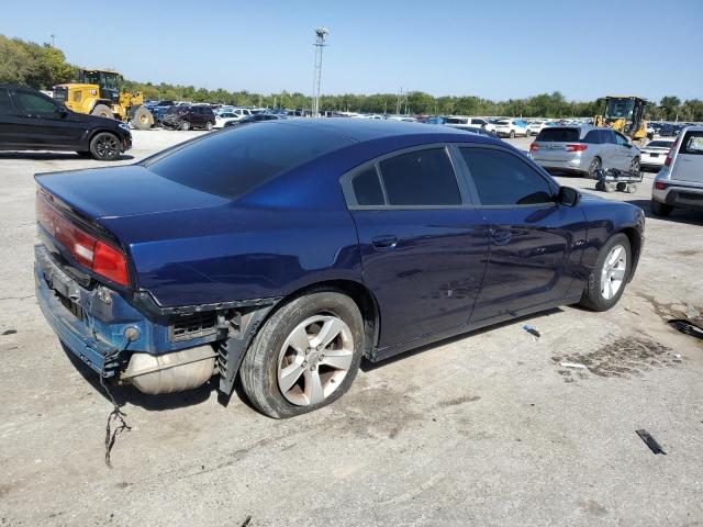 2C3CDXBG1EH191634 - 2014 DODGE CHARGER SE BLUE photo 3