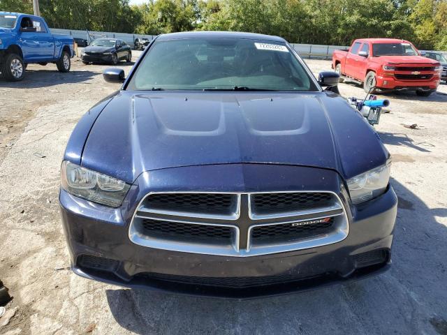 2C3CDXBG1EH191634 - 2014 DODGE CHARGER SE BLUE photo 5