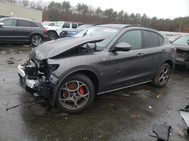 ZASPAKBN3N7D45478 - 2022 ALFA ROMEO STELVIO TI GRAY photo 1