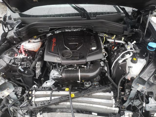 ZASPAKBN3N7D45478 - 2022 ALFA ROMEO STELVIO TI GRAY photo 12