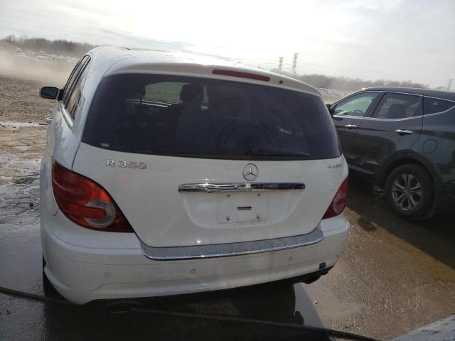 4JGCB65E28A080238 - 2008 MERCEDES-BENZ R 350 WHITE photo 6