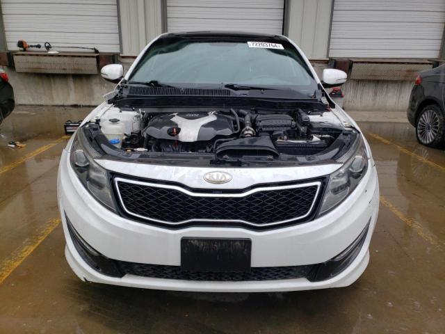 5XXGR4A60DG094500 - 2013 KIA OPTIMA SX WHITE photo 5