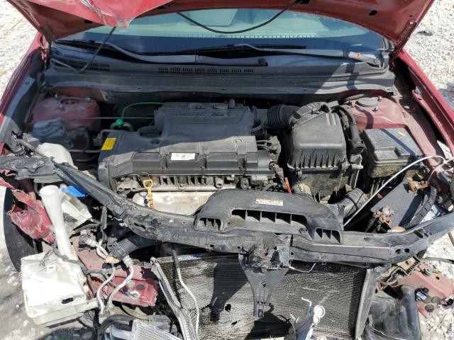 KMHDU46D19U643479 - 2009 HYUNDAI ELANTRA GLS RED photo 11