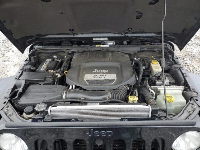 1C4BJWEG1DL631259 - 2013 JEEP WRANGLER U SAHARA BLACK photo 12