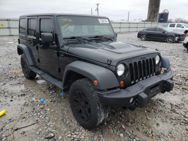 1C4BJWEG1DL631259 - 2013 JEEP WRANGLER U SAHARA BLACK photo 4