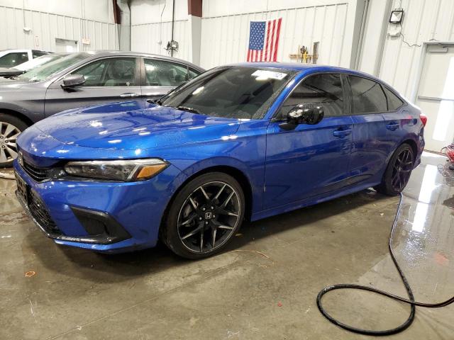 2HGFE2F50NH503980 - 2022 HONDA CIVIC SPORT 蓝色 照片 1