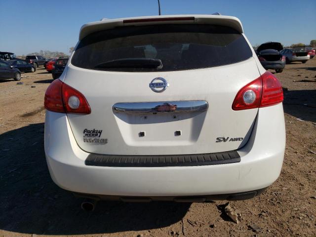 JN8AS5MV2DW630109 - 2013 NISSAN ROGUE S WHITE photo 6