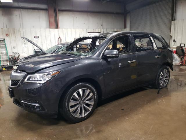 5FRYD4H4XGB056611 - 2016 ACURA MDX TECHNOLOGY GRAY photo 1