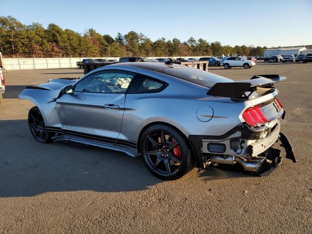 1FA6P8SJXN5501505 - 2022 FORD MUSTANG SHELBY GT500 SILVER photo 2