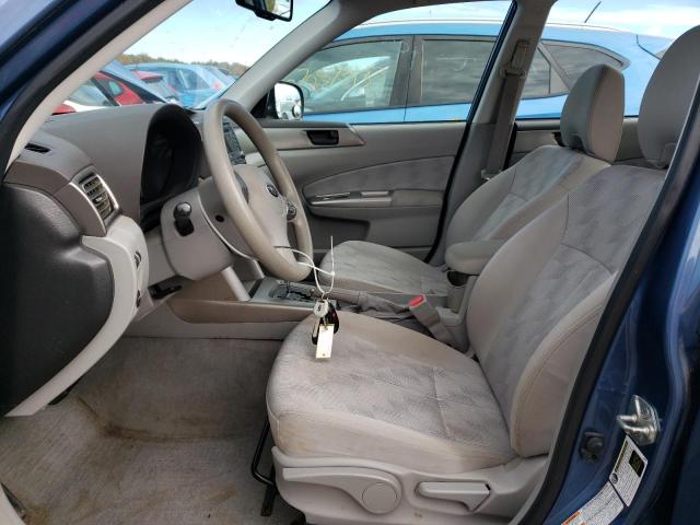 JF2SH6BC2AH795598 - 2010 SUBARU FORESTER XS Bleu photo 7