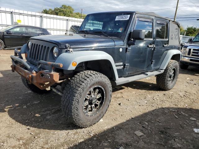 1J4BA3H14BL609463 - 2011 JEEP WRANGLER U SPORT BLACK photo 1