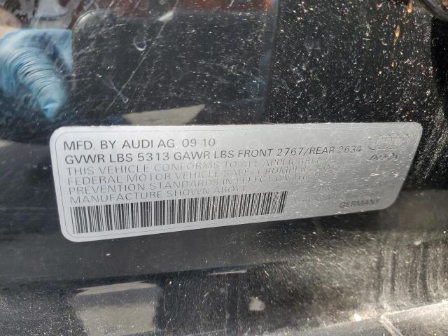 WAUKGAFB2BN024693 - 2011 AUDI A6 PRESTIGE შავი ფოტო 12