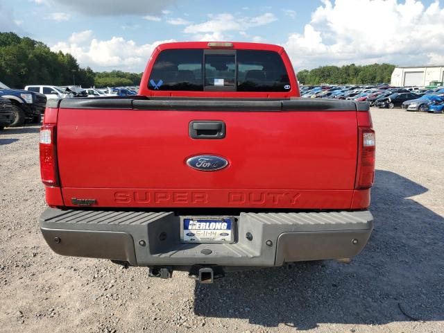 1FTSX21R58EA74929 - 2008 FORD F250 SUPER DUTY RED photo 6