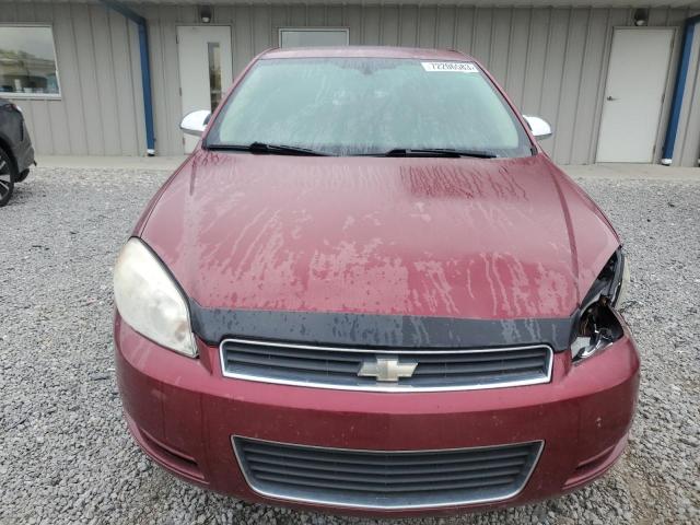 2G1WT57K791134407 - 2009 CHEVROLET IMPALA 1LT BURGUNDY photo 5