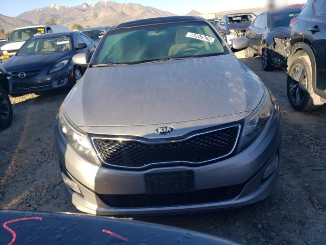 5XXGN4A76FG438256 - 2015 KIA OPTIMA EX SILVER photo 5