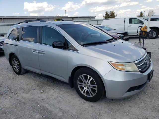 5FNRL5H67BB016057 - 2011 HONDA ODYSSEY EXL SILVER photo 4