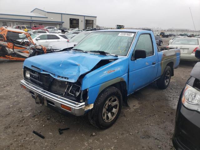 1N6SD11S2LC307298 - 1990 NISSAN D21 SHORT BED BLUE photo 1