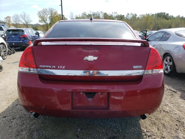 2G1WU583X89221982 - 2008 CHEVROLET IMPALA LTZ BURGUNDY photo 6