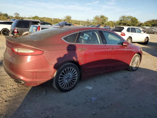 3FA6P0K98GR177641 - 2016 FORD FUSION TITANIUM RED photo 3