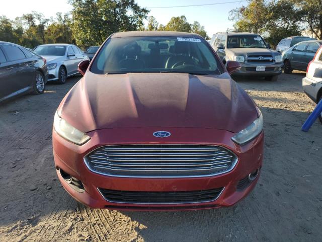 3FA6P0K98GR177641 - 2016 FORD FUSION TITANIUM RED photo 5