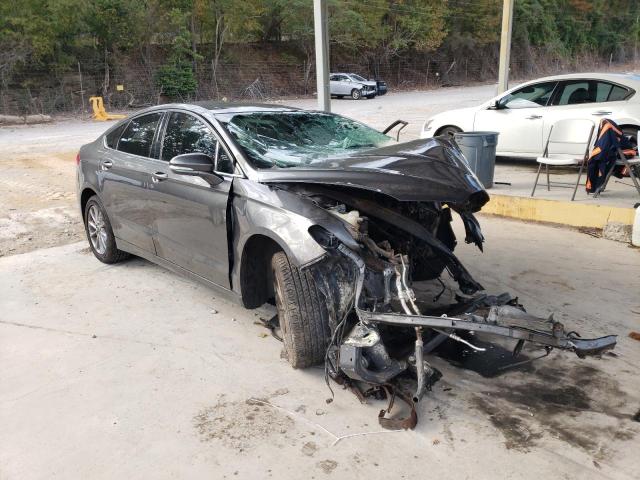 3FA6P0H74HR370201 - 2017 FORD FUSION SE GRAY photo 4