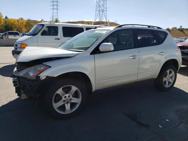 JN8AZ08T65W306623 - 2005 NISSAN MURANO SL WHITE photo 1