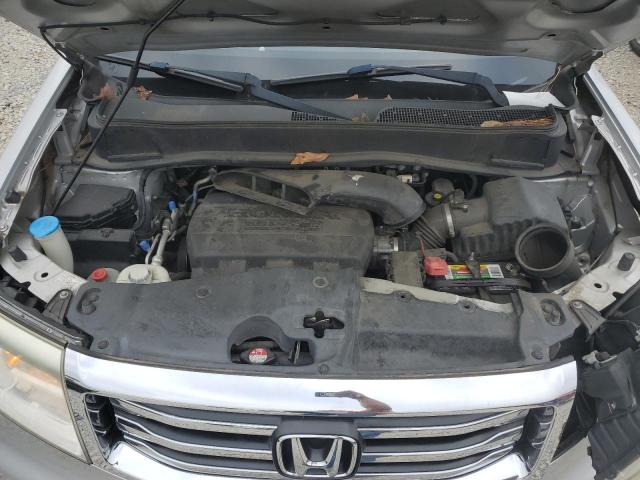 5FNYF3H58CB018416 - 2012 HONDA PILOT EXL SILVER photo 12