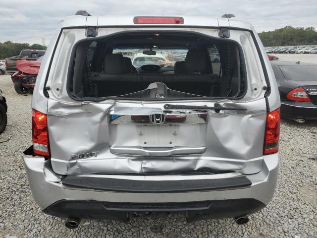 5FNYF3H58CB018416 - 2012 HONDA PILOT EXL SILVER photo 6