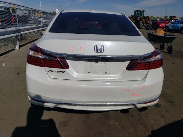 1HGCR2F82GA132064 - 2016 HONDA ACCORD EXL WHITE photo 6