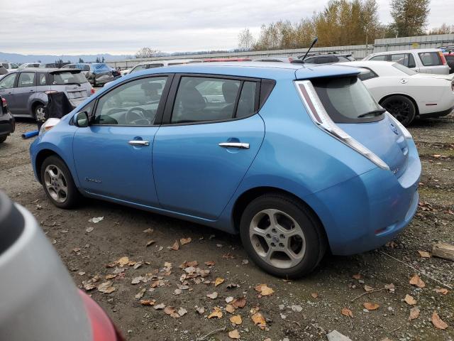 1N4AZ0CP9DC407568 - 2013 NISSAN LEAF S BLUE photo 2