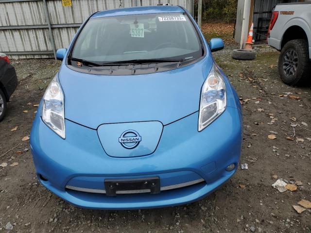 1N4AZ0CP9DC407568 - 2013 NISSAN LEAF S BLUE photo 5