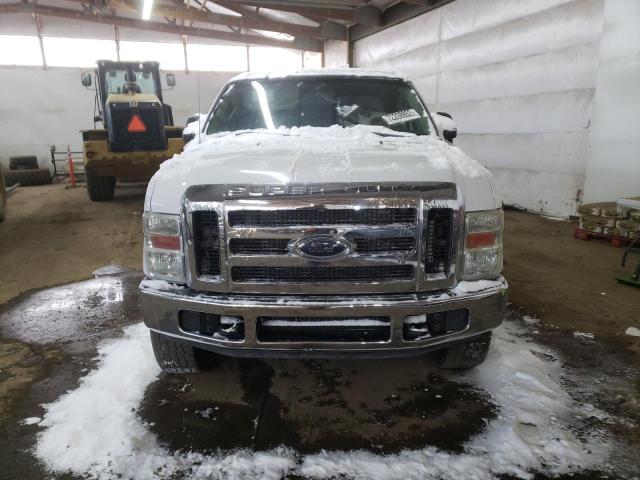 1FTWX31R08EB57000 - 2008 FORD F350 SRW SUPER DUTY WHITE photo 5