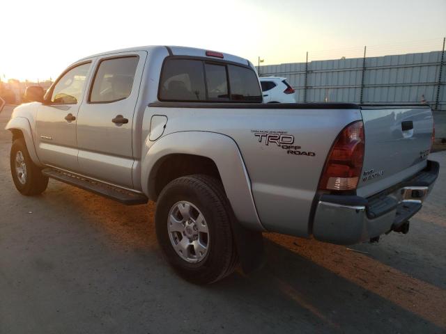 5TEJU62N75Z073975 - 2005 TOYOTA TACOMA DOUBLE CAB PRERUNNER SILVER photo 2