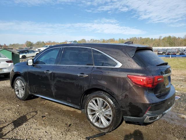 5J8YD4H54JL012443 - 2018 ACURA MDX TECHNOLOGY BLACK photo 2