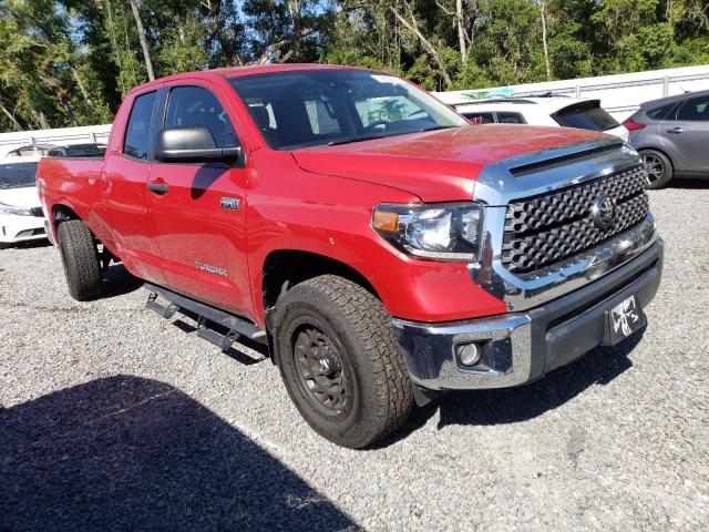 5TFRY5F12LX260523 - 2020 TOYOTA TUNDRA DOUBLE CAB SR/SR5 RED photo 4
