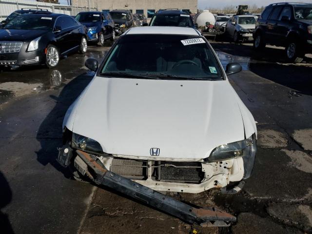 2HGEH237XSH500850 - 1995 HONDA CIVIC VX WHITE photo 5